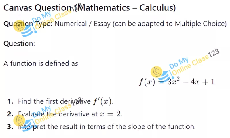 Canvas Math Quiz Example Canvas Quiz Answers Hack: Smart Ways Students Find Quiz Help in 2026