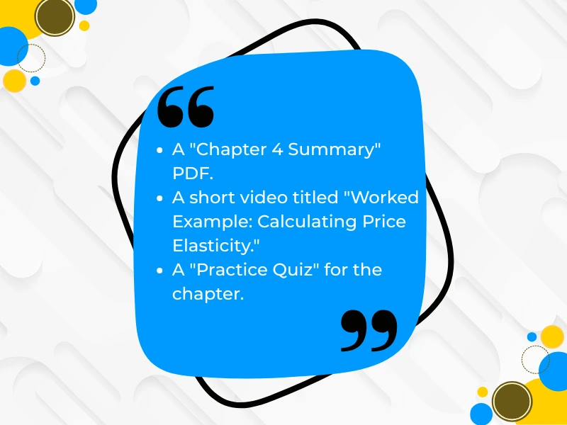Study resources like summaries, videos, and quizzes showing methods on how to get McGraw Hill Connect answers.