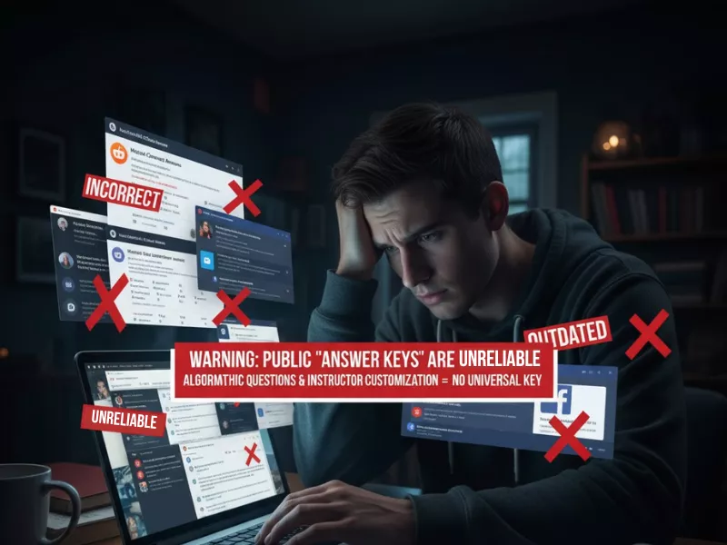 Do these Publicly Available Keys Include Accurate McGraw Hill Connect Answers?